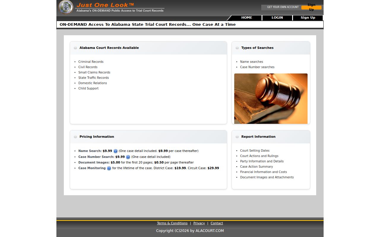 Covington County court records Alacourt ACCESS portal
