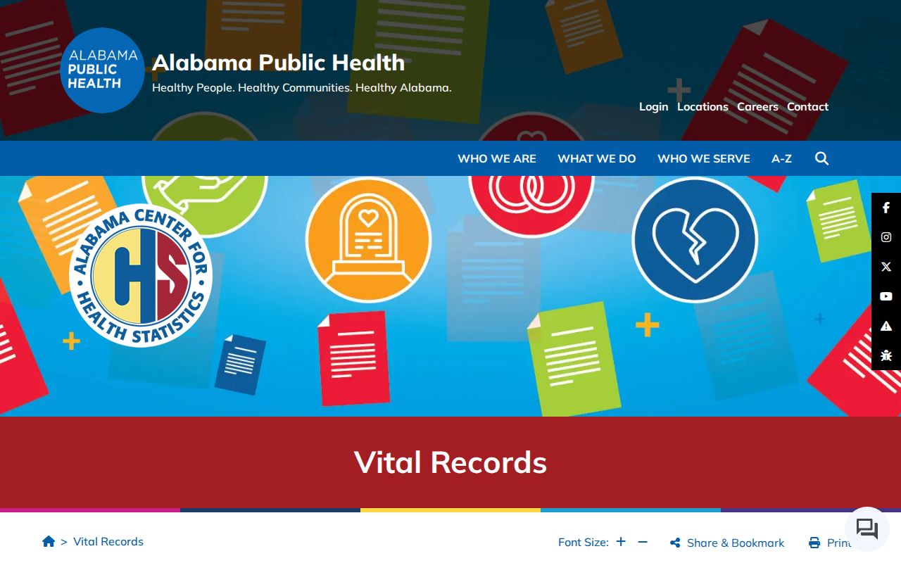 Covington County marriage records ADPH vital records overview